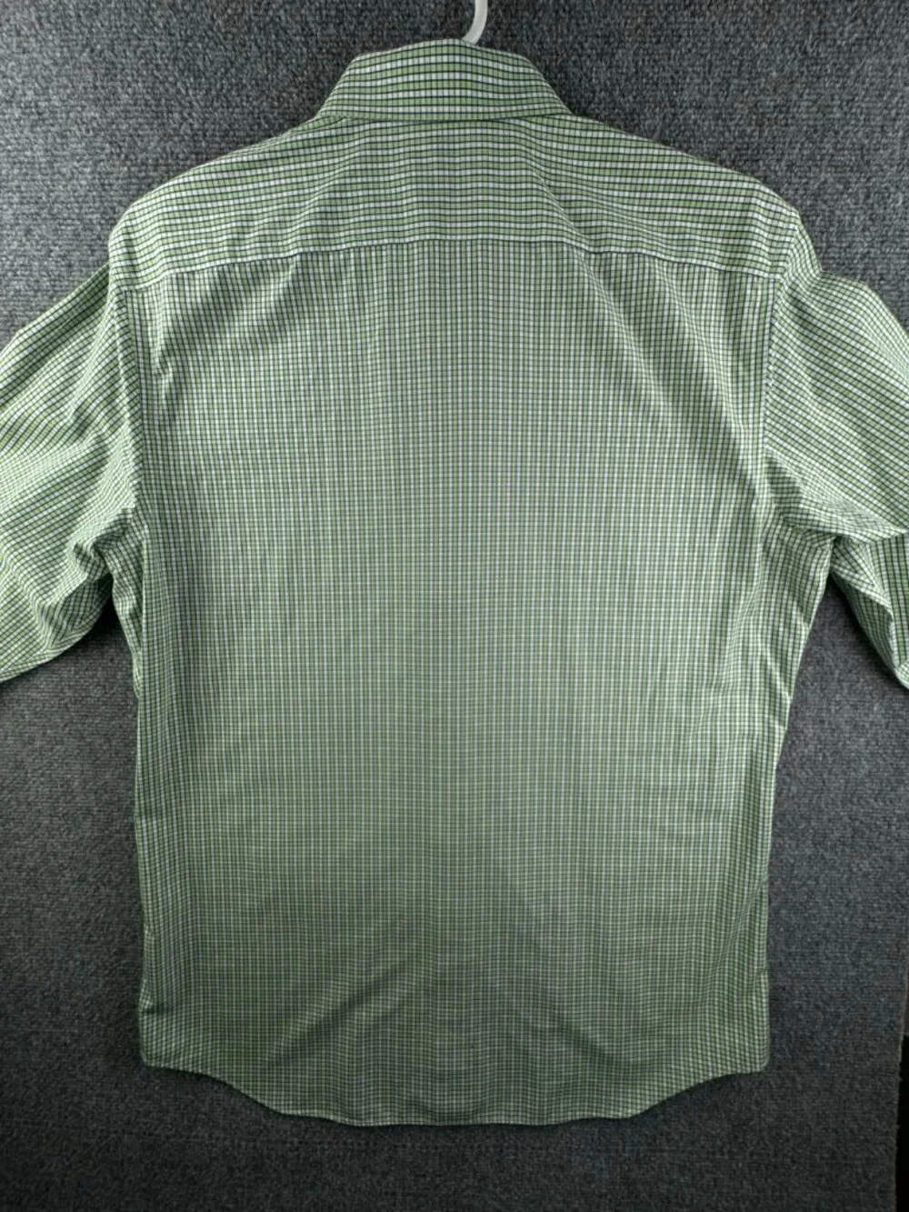 Banana Republic Shirt Men Green Long Sleeve Button Up Slim Fit Non Iron Cotton